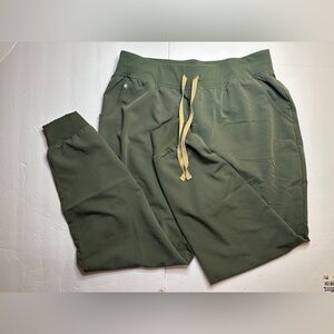 Figs Men’s Army Green Jogger Scrubs Size XL